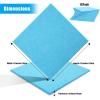imageAcoustic Panel AGPTEK 12 Packs Acoustic Absorption Panels 12X12X04 Inches Sound Insulation Panels Beveled Edge Tiles High Density Acoustic Sound Absorbing Panels Great for Home ampamp OfficesBlue