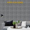 imageAcoustic Panel AGPTEK 12 Packs Acoustic Absorption Panels 12X12X04 Inches Sound Insulation Panels Beveled Edge Tiles High Density Acoustic Sound Absorbing Panels Great for Home ampamp OfficesDeep Grey