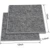 imageAcoustic Panel AGPTEK 12 Packs Acoustic Absorption Panels 12X12X04 Inches Sound Insulation Panels Beveled Edge Tiles High Density Acoustic Sound Absorbing Panels Great for Home ampamp OfficesDeep Grey