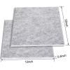 imageAcoustic Panel AGPTEK 12 Packs Acoustic Absorption Panels 12X12X04 Inches Sound Insulation Panels Beveled Edge Tiles High Density Acoustic Sound Absorbing Panels Great for HomeampampOfficesSliver Grey