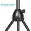 imageMicrophone Stand AGPTEK Tripod Microphone Stand with NonSlip Feet Stable Tripod Foldable Design ampamp Adjustable Height 322863 inches Great for Supporting Acoustic Isolation Shield