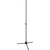 imageMicrophone Stand AGPTEK Condenser Microphone Stand with NonSlip Feet Adjustable Height ampamp Foldable Design 3346689 inches Suitable for Supporting Acoustic Isolation Shield in Studio Black