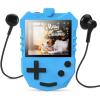 imageAGPTEK MP3 Player for Kids Portable 8GB Music Player with Builtin Speaker FM Radio Voice Recorder Expandable Up to 128GB Blue K1Blue