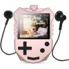 imageAGPTEK MP3 Player for Kids Portable 8GB Music Player with Builtin Speaker FM Radio Voice Recorder Expandable Up to 128GB Blue K1Rose Gold