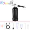 imageAGPTEK Airbrush Airbrush Kit Air Brush PenMini Air Compressor Airbrush Kit USB Rechargeable and Portable Airbrush Gun for Make up Tattoo Nail Art Cake Face Paint and Model Painting Black
