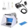 imageAGPTEK Airbrush Kit Bundle with Spary Booth Kit for Painting Crafts Nails Art Cakes TShirts and Hobby