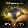 imageAGPTEK 12 Modes 9 in 1 Solar Outdoor Lights with Remote Control 12 Pack 30H RuntimeIP67 Waterproof3Ton Load Capacity RGB Color Changing Deck Lights for PatioGardenDrivewayDockStairsRectangleRectangle  12 Pack