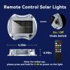 imageAGPTEK 12 Modes 9 in 1 Solar Outdoor Lights with Remote Control 12 Pack 30H RuntimeIP67 Waterproof3Ton Load Capacity RGB Color Changing Deck Lights for PatioGardenDrivewayDockStairsRectangleRectangle  12 Pack