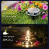 imageAGPTEK 5 in 1 Solar Driveway Lights Outdoor with Ground Spikes IP67 Waterproof Solar Lights with 5 Modes BlueWhiteWarmMixedFlashing for Deck Stairs Pathway Garden PatioHexagon 12 PackHexagon  12 Pack