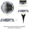 image:imageAGPTEK 5 in 1 Solar Driveway Lights Outdoor with Ground Spikes IP67 Waterproof Solar Lights with 5 Modes BlueWhiteWarmMixedFlashing for Deck Stairs Pathway Garden PatioRectangle 12 PackHexagon  4 Pack