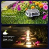 image:imageAGPTEK 5 in 1 Solar Driveway Lights Outdoor with Ground Spikes IP67 Waterproof Solar Lights with 5 Modes BlueWhiteWarmMixedFlashing for Deck Stairs Pathway Garden PatioRectangle 12 PackRectangle  4 Pack