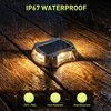 image:imageAGPTEK 5 in 1 Solar Driveway Lights Outdoor with Ground Spikes IP67 Waterproof Solar Lights with 5 Modes BlueWhiteWarmMixedFlashing for Deck Stairs Pathway Garden PatioRectangle 12 PackRectangle  4 Pack