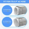 image:imageAGPTEK Portable Air Conditioner Hose Cover Zipper Insulated AC Hose Sleeve for 5 amp 59 Exhaust Hose Easy Installation 60 AC Tube Duct Vent Wrap Gray