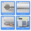 image:imageAGPTEK Portable Air Conditioner Hose Cover Zipper Insulated AC Hose Sleeve for 5 amp 59 Exhaust Hose Easy Installation 60 AC Tube Duct Vent Wrap Gray
