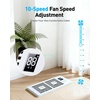 image:imageAGPTEK Register Booster Fan for 4 x 12 Register Holes Quiet Air Vent Fans with 10Speed Intelligent Thermostat amp Remote Control Heating Cooling AC Vent Fan for Room Wall Floor Ceiling412 