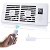 image:imageAGPTEK Register Booster Fan for 4 x 12 Register Holes Quiet Air Vent Fans with 10Speed Intelligent Thermostat amp Remote Control Heating Cooling AC Vent Fan for Room Wall Floor Ceiling412 