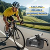 image:imageAGPTEK Bike Brake Pads HighPerformance Bicycle Brake Pad 4 Pairs Mountain Bike Pad for ShimanoTektroTRP Work EbikeMountain amp Road BikeResin