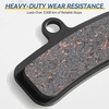 image:imageAGPTEK Bike Brake Pads HighPerformance Bicycle Brake Pad 4 Pairs Mountain Bike Pad for ShimanoTektroTRP Work EbikeMountain amp Road BikeSemiMetallic