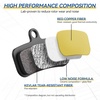 image:imageAGPTEK Bike Brake Pads HighPerformance Bicycle Brake Pad 4 Pairs Mountain Bike Pad for ShimanoTektroTRP Work EbikeMountain amp Road BikeSemiMetallic