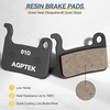 image:imageAGPTEK Bike Brake Pads HighPerformance Bicycle Brake Pad 4 Pairs SemiMetallic Bike Pad for Mountain Bike Disc Brakes Compatible with Shimano Deore XT SLX Hone Alfine SaintResin