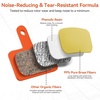 image:imageAGPTEK Bike Brake Pads HighPerformance Brake Pads Disc Brake Pads amp Spring SemiMetallicampResin for Mountain Bike Disc BrakesBike Pads Compatible with TRP Tektro Shimano Deore Br4 Pairs ResinOrange