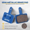 image:imageAGPTEK Bike Brake Pads HighPerformance Brake Pads Disc Brake Pads amp Spring SemiMetallicampResin for Mountain Bike Disc BrakesBike Pads Compatible with TRP Tektro Shimano Deore Br4 PairsBlue