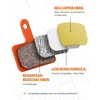 image:imageAGPTEK Bike Brake Pads HighPerformance Brake Pads Disc Brake Pads amp Spring SemiMetallicampResin for Mountain Bike Disc BrakesBike Pads Compatible with TRP Tektro Shimano Deore Br4 Pairs SemimetalOrange