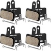 image:imageAGPTEK Bike Brake Pads HighPerformance Brake Pads Disc Brake Pads amp Spring SemiMetallicampResin for Mountain Bike Disc BrakesBike Pads Compatible with TRP Tektro Shimano Deore Br4 Pairs ResinBlack