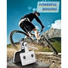 image:imageAGPTEK Bike Brake Pads HighPerformance Brake Pads Disc Brake Pads amp Spring SemiMetallicampResin for Mountain Bike Disc BrakesBike Pads Compatible with TRP Tektro Shimano Deore Br4 Pairs SemimetalSilver