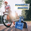 image:imageAGPTEK Bike Brake Pads HighPerformance Brake Pads Disc Brake Pads amp Spring SemiMetallicampResin for Mountain Bike Disc BrakesBike Pads Compatible with TRP Tektro Shimano Deore Br4 PairsBlue