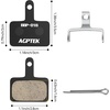 image:imageAGPTEK Bike Brake Pads HighPerformance Brake Pads Resin Disc Brake Pads amp Spring for Mountain Bike Disc Brakes 2 Pairs Bike Pads Compatible with TRP Tektro Shimano Deore Br Black