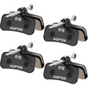 image:imageAGPTEK Bike Brake Pads HighPerformance Bicycle Brake Pad 4 Pairs Mountain Bike Pad for ShimanoTektroTRP Work EbikeMountain amp Road BikeResin