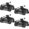 image:imageAGPTEK Bike Brake Pads HighPerformance Bicycle Brake Pad 4 Pairs Mountain Bike Pad for ShimanoTektroTRP Work EbikeMountain amp Road BikeSemiMetallic