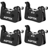image:imageAGPTEK Bike Brake Pads HighPerformance Bicycle Brake Pad 4 Pairs SemiMetallic Bike Pad for Mountain Bike Disc Brakes Compatible with Shimano Deore XT SLX Hone Alfine SaintSemiMetallic