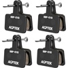 image:imageAGPTEK Bike Brake Pads HighPerformance Brake Pads Disc Brake Pads amp Spring SemiMetallicampResin for Mountain Bike Disc BrakesBike Pads Compatible with TRP Tektro Shimano Deore Br4 Pairs ResinBlack