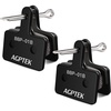 image:imageAGPTEK Bike Brake Pads HighPerformance Brake Pads Disc Brake Pads amp Spring SemiMetallicampResin for Mountain Bike Disc BrakesBike Pads Compatible with TRP Tektro Shimano Deore Br2 PairsBlack