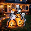 image:imageCAMULAND Halloween Inflatable Skeletons with Pumpkin 5FT LED Yard Decor5FT Skeleton