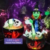 image:imageCAMULAND Halloween Inflatable Skeletons with Pumpkin 5FT LED Yard DecorWitch